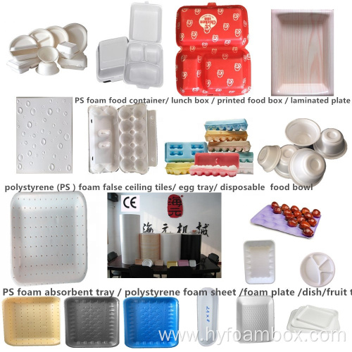 Polystyrene PS Foam Plastic Plates Line